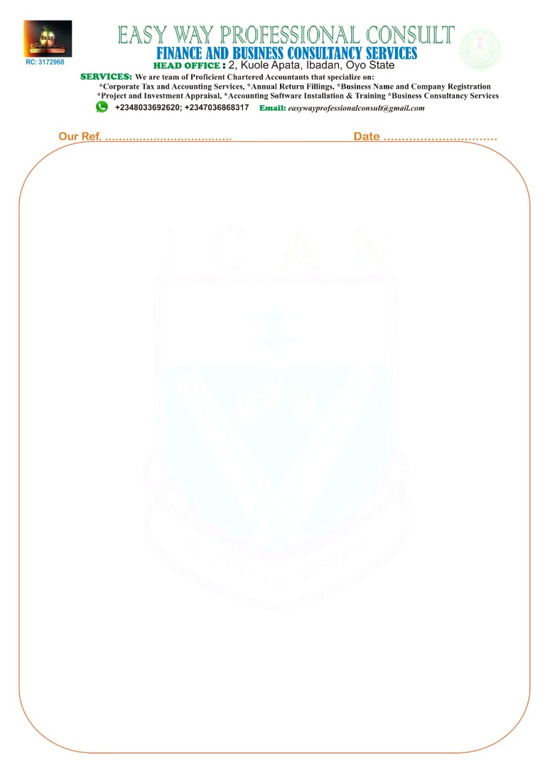 EASY WAY PROFESSIONAL CONSULT RC:3172968  